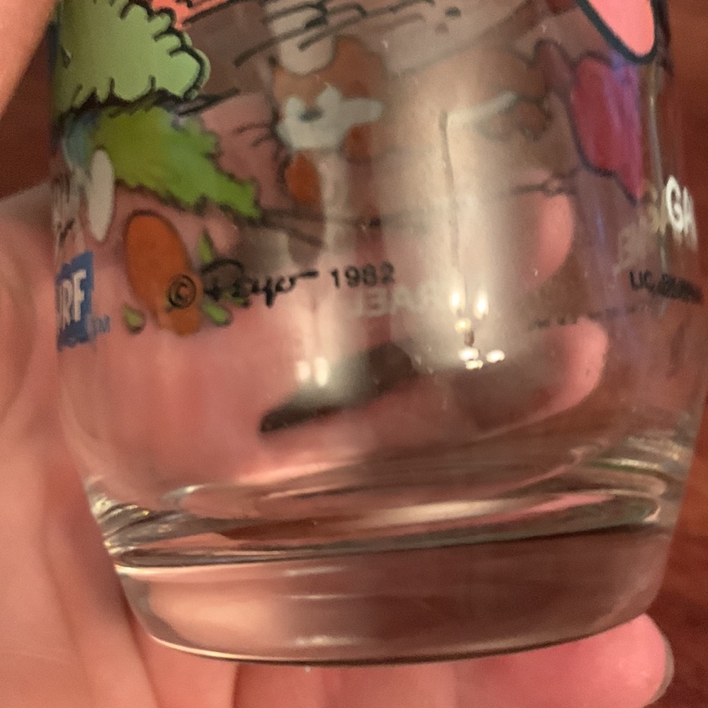 1982 Smurf glasses - Picture 5 of 9